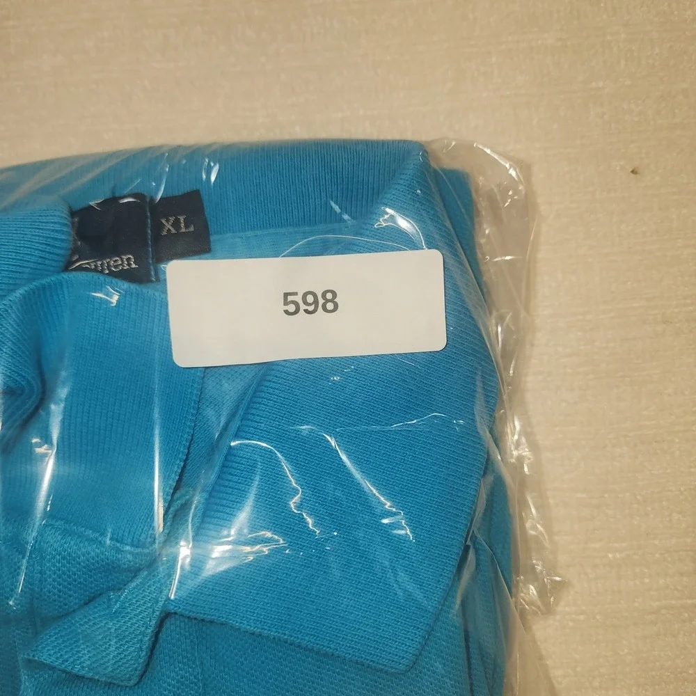 Polo Ralph Lauren Mens XL Blue Short Sleeve Cotton Pique Pony Logo Polo Shirt‎
